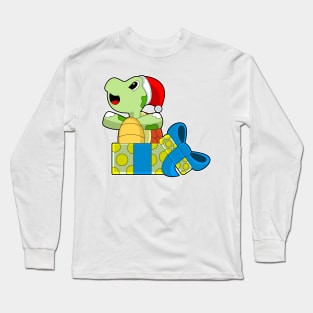 Turtle Christmas Packages Long Sleeve T-Shirt